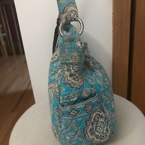 Vera Bradley Totally Turq Shoulder Bag/Purse